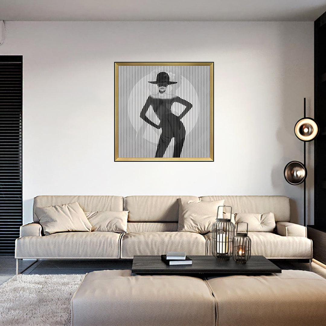 Galore Home Style Icon quadro cinetico 84 cm cornice oro