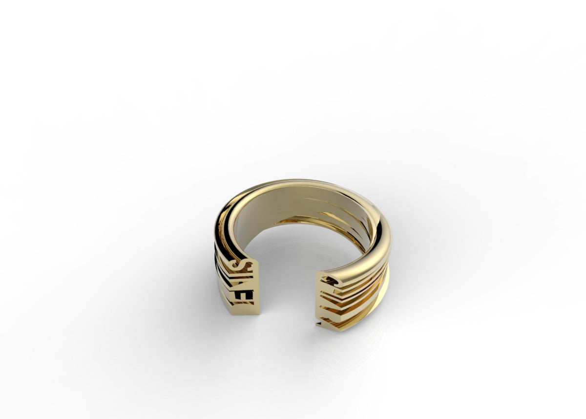 Cyrcus Design Anellove anello acciaio personalizzabile