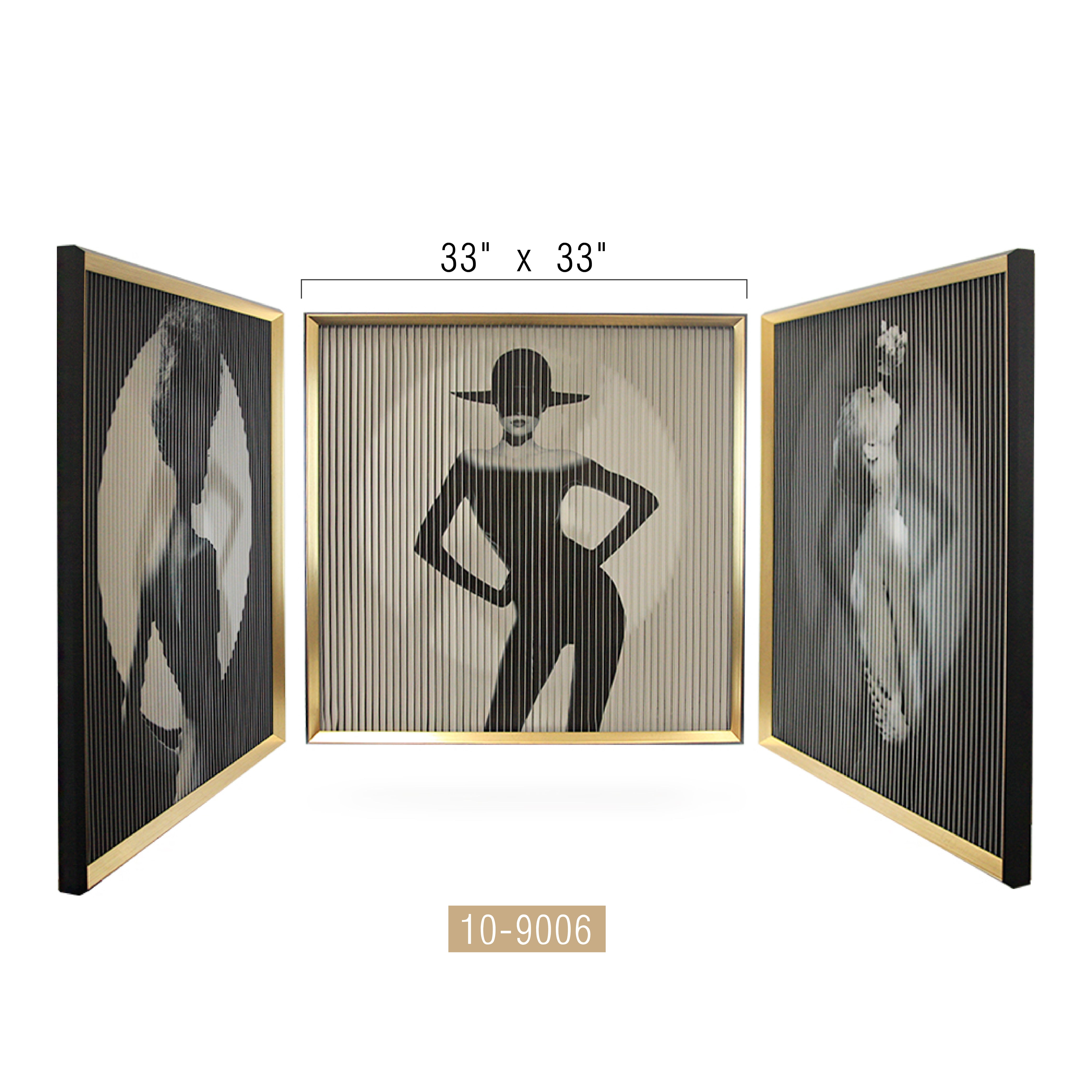 Galore Home Style Icon quadro cinetico 84 cm cornice oro