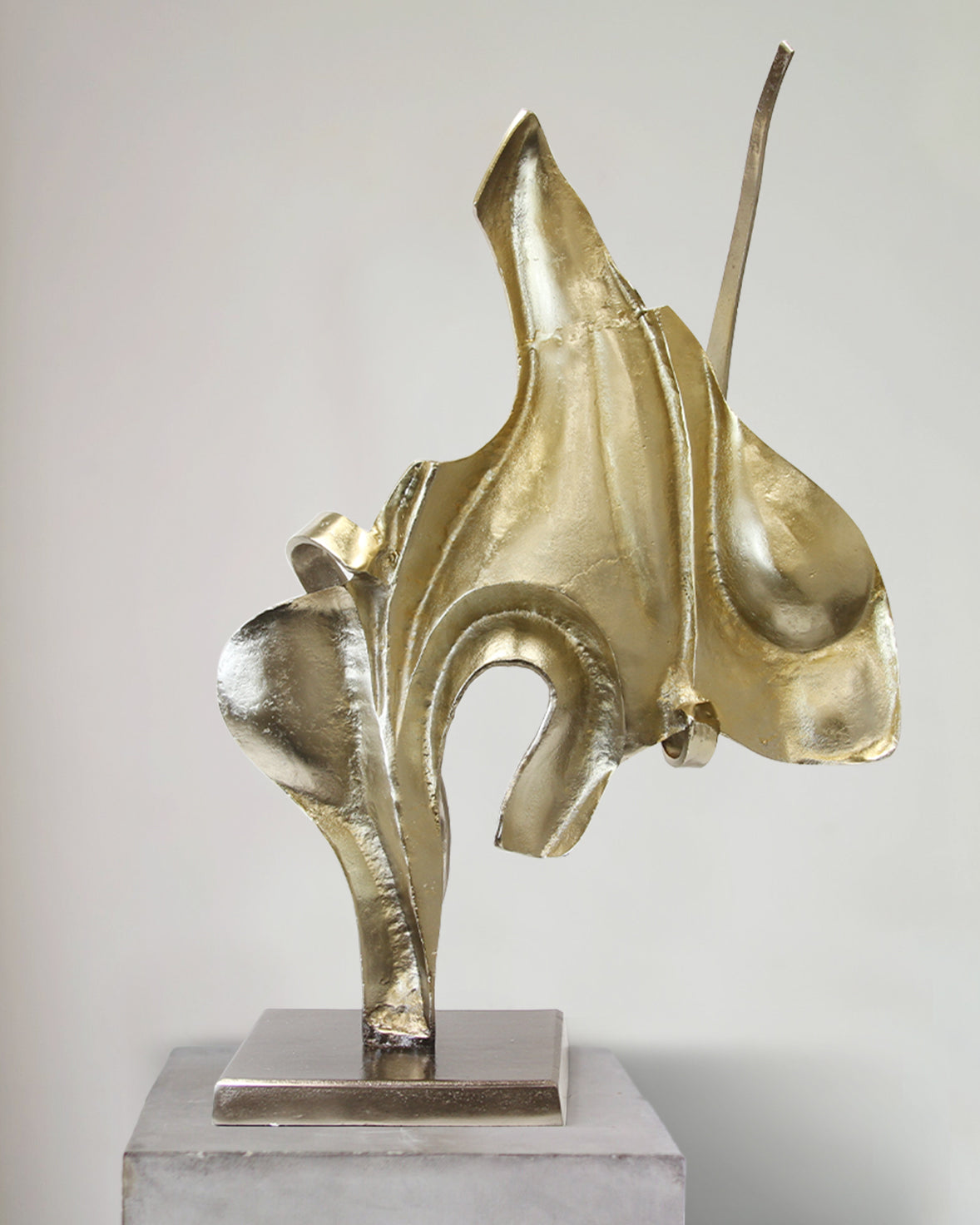 Galore Home Grand Abstract scultura testa cavallo alluminio