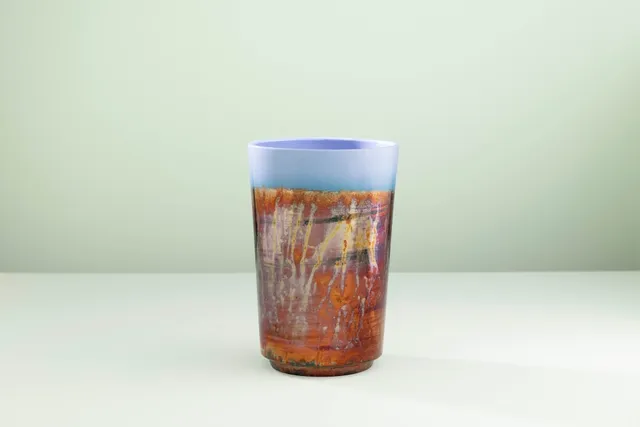 Ceramica Gatti 1928 Alba Grande RF720 vaso riflesso metallico