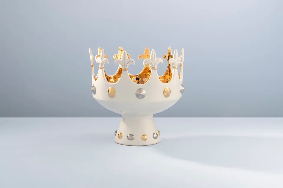 Ceramica Gatti 1928 Queen Carla Grande LC001G corona oro platino
