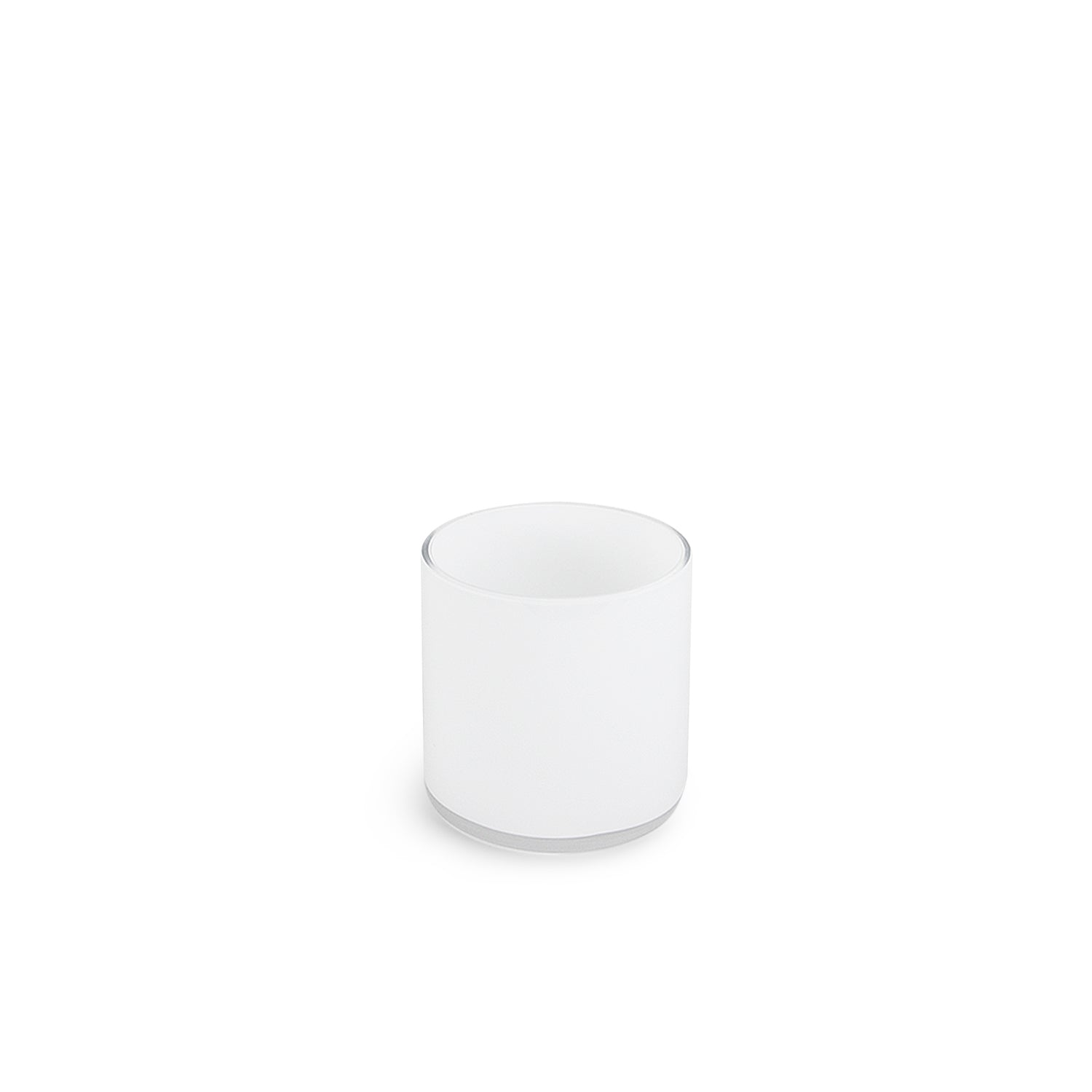 Galore Home vaso vetro cilindro bianco opaco 81cm