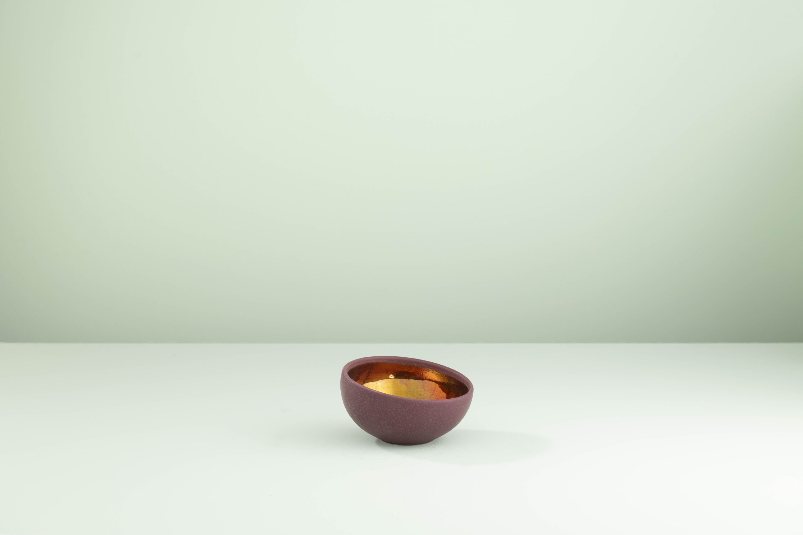 Ceramica Gatti 1928 Riflesso Sole Piccola RF732 vaso 8 cm metallici