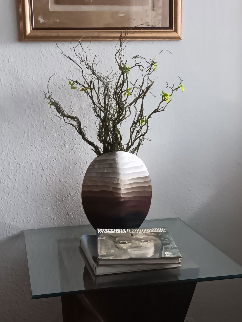 Galore Home Metal Flower vaso alluminio Small sfumato