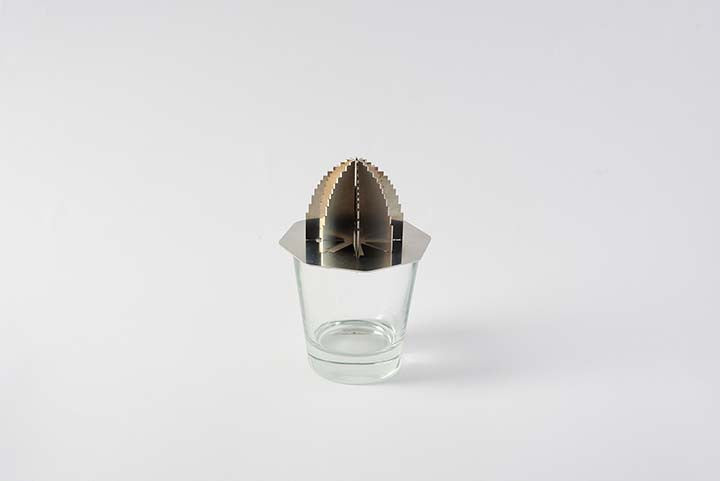 Cyrcus Design Brain Juice spremiagrumi acciaio specchio