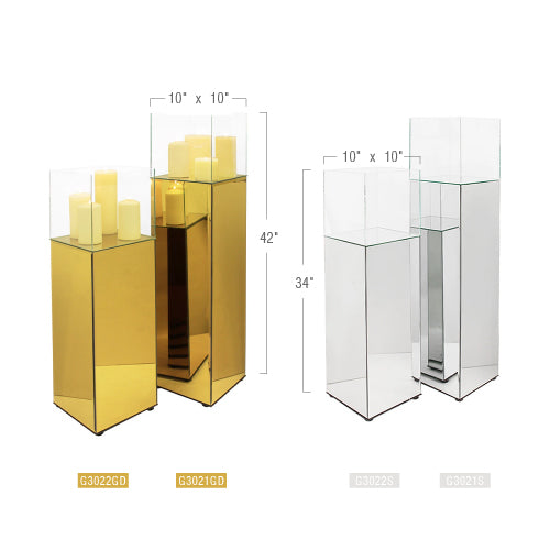 Galore Home Floating Candles Colonna Oro G3021
