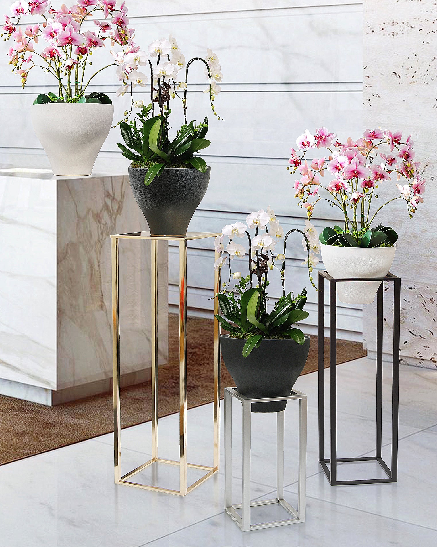 Galore Home 11-4205 colonna metallo Large oro