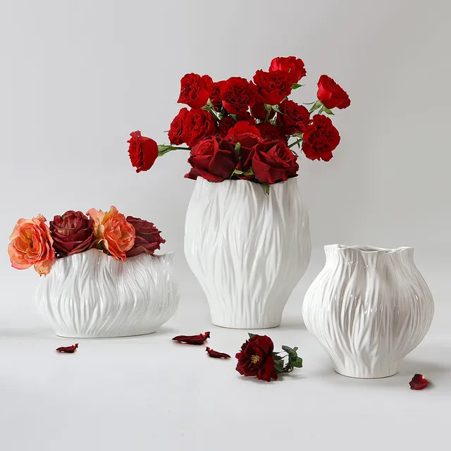 Galore Home Floral Essence CCV43 vaso ceramica inciso