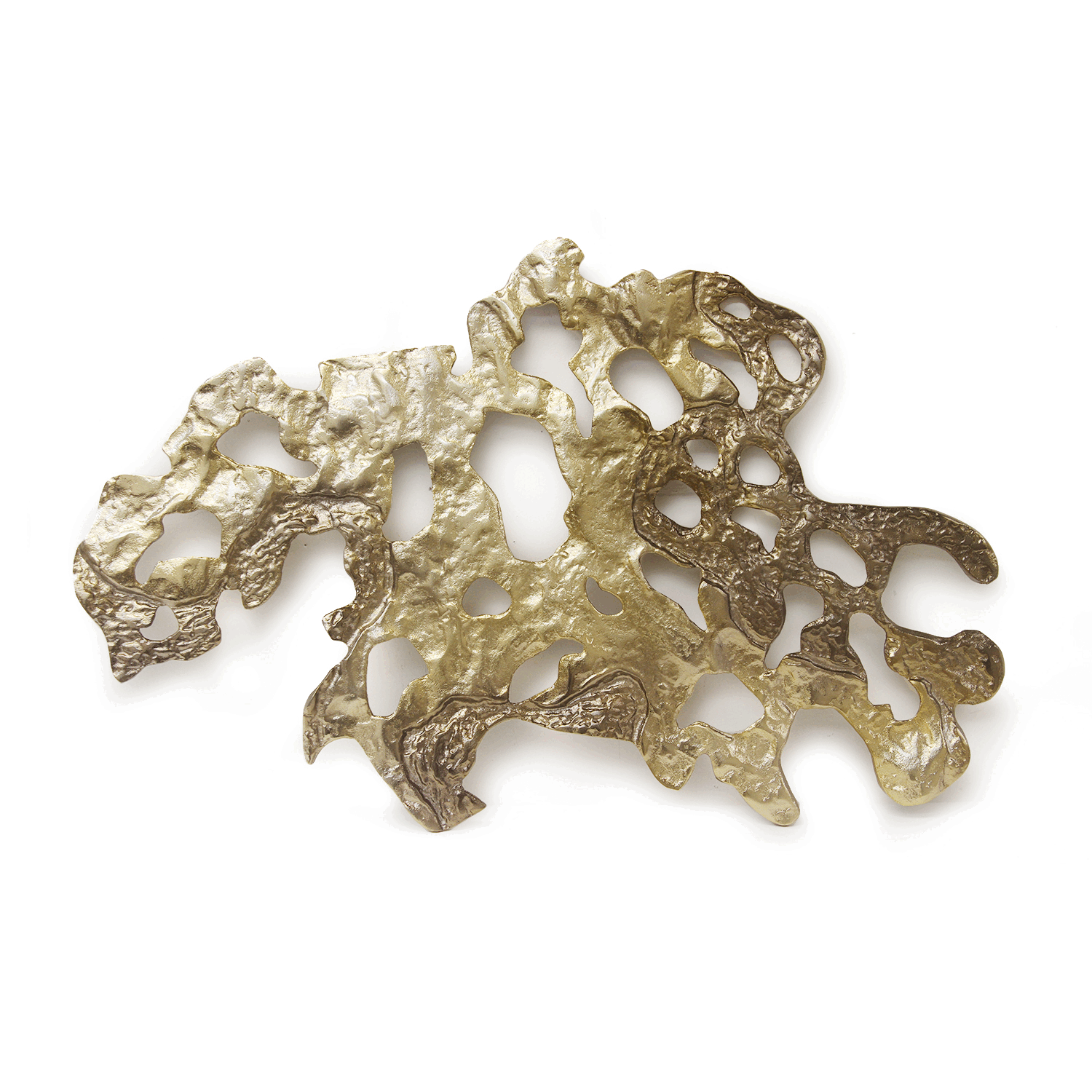 Galore Home Seafoam decorazione parete oro piccola alluminio