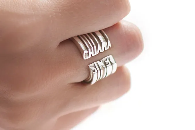 Cyrcus Design Anellove anello acciaio personalizzabile