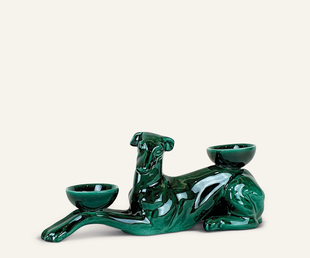 Ceramica Gatti 1928 Luce Selvaggia AC823 statuetta levriero